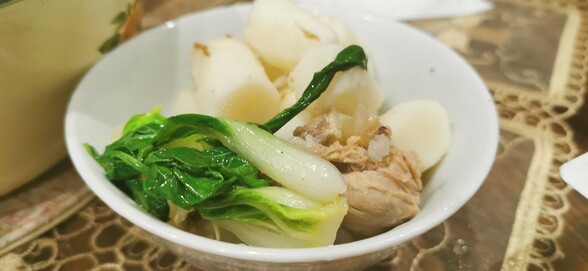 白菜、鸭肉、山药